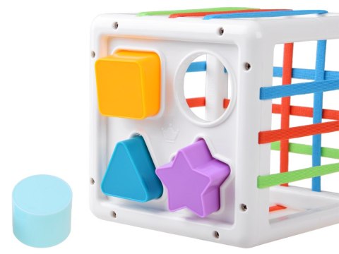Kostka sorter zabawka dla maluszka gumki ZA4310 Kostka sorter zabawka dla maluszka gumki ZA4310
