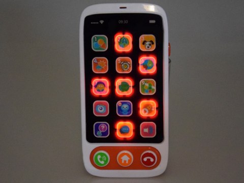 Telefon smartfon dotykowy interaktywny dla malucha światła melodie ZA4660 Telefon smartfon dotykowy interaktywny dla malucha światła melodie ZA4660
