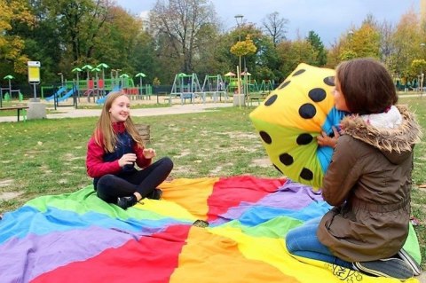 Kostka edukacyjna XXL Kropki Kostka edukacyjna XXL Kropki