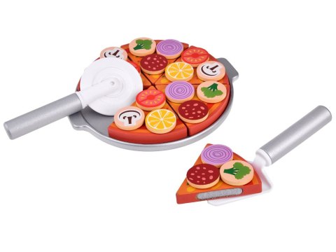 Zestaw DREWNIANA PIZZA do krojenia 16,5cm NA RZEP Dodatki 27ele ZA4689 Zestaw DREWNIANA PIZZA do krojenia 16,5cm NA RZEP Dodatki 27ele ZA4689