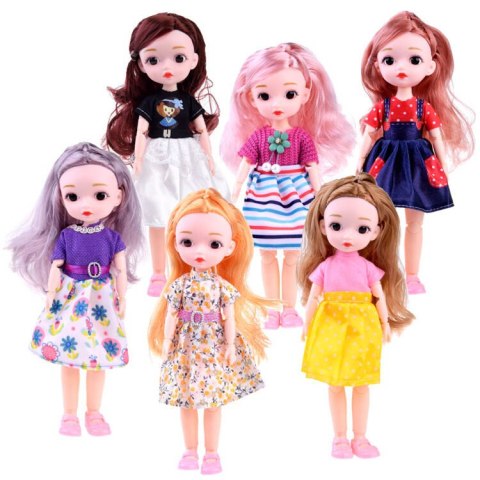 Śliczna lalka laleczka ruchome kończyny długie włosy 24 cm ZA4655 Śliczna lalka laleczka ruchome kończyny długie włosy 24 cm ZA4655