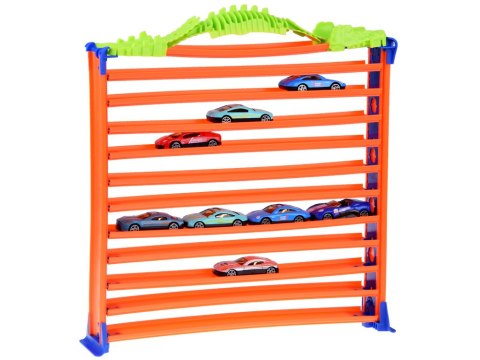 Garaż parking dla autek tor pętla 2w1 resoraki resorówki 8 szt ZA4699 Garaż parking dla autek tor pętla 2w1 resoraki resorówki 8 szt ZA4699