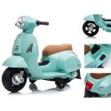 Jeździk akumulatorowy Scooter Vespa turkusowy