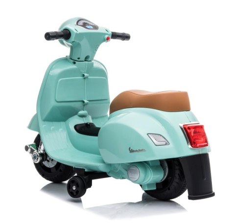 Jeździk akumulatorowy Scooter Vespa turkusowy Jeździk akumulatorowy Scooter Vespa turkusowy