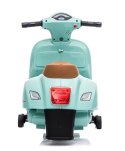 Jeździk akumulatorowy Scooter Vespa turkusowy