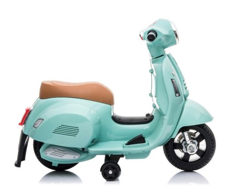 Jeździk akumulatorowy Scooter Vespa turkusowy Jeździk akumulatorowy Scooter Vespa turkusowy