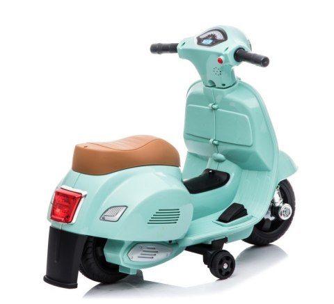 Jeździk akumulatorowy Scooter Vespa turkusowy Jeździk akumulatorowy Scooter Vespa turkusowy