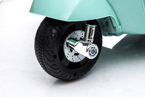 Jeździk akumulatorowy Scooter Vespa turkusowy Jeździk akumulatorowy Scooter Vespa turkusowy