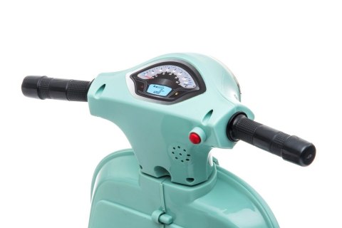 Jeździk akumulatorowy Scooter Vespa turkusowy Jeździk akumulatorowy Scooter Vespa turkusowy
