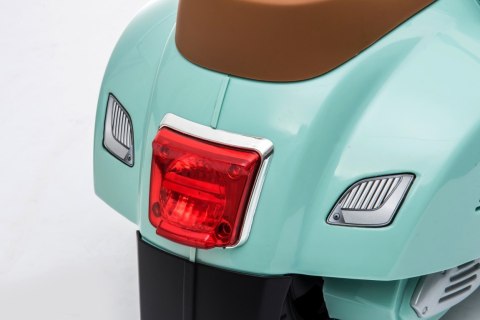 Jeździk akumulatorowy Scooter Vespa turkusowy Jeździk akumulatorowy Scooter Vespa turkusowy