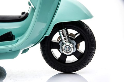 Jeździk akumulatorowy Scooter Vespa turkusowy Jeździk akumulatorowy Scooter Vespa turkusowy