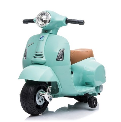 Jeździk akumulatorowy Scooter Vespa turkusowy Jeździk akumulatorowy Scooter Vespa turkusowy