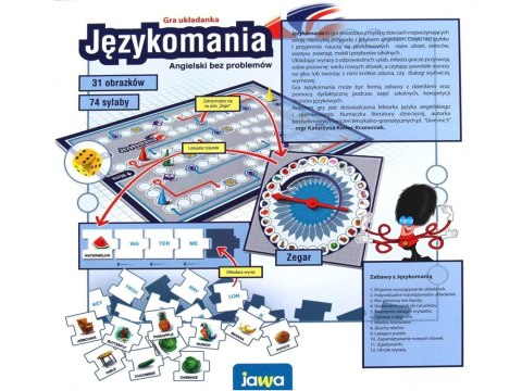 Jawa Gra układanka sylaby JĘZYKOMANIA - nauka języka angielskiego GR0558 Jawa Gra układanka sylaby JĘZYKOMANIA - nauka języka angielskiego GR0558
