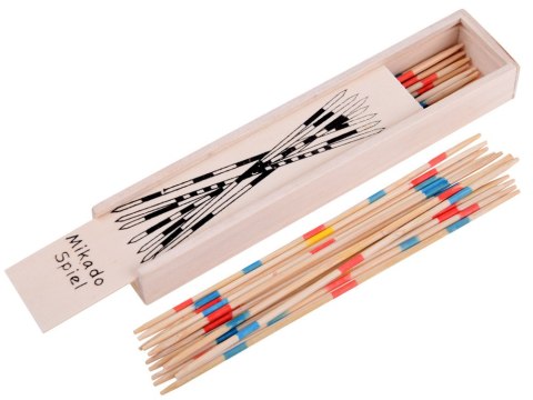 Mikado Drewniane bierki Gra zręcznościowa GR0154 Mikado Drewniane bierki Gra zręcznościowa GR0154