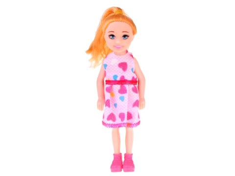 Urocza Laleczka Mini 13cm Lalka w sukience do domku ZA4628 Urocza Laleczka Mini 13cm Lalka w sukience do domku ZA4628