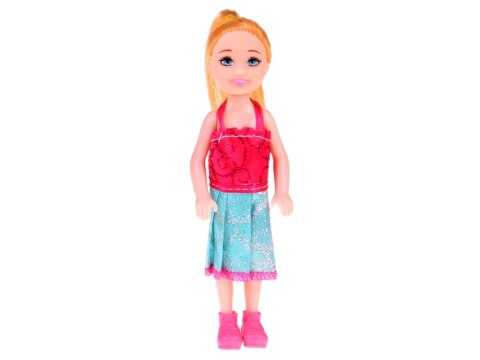 Urocza Laleczka Mini 13cm Lalka w sukience do domku ZA4628 Urocza Laleczka Mini 13cm Lalka w sukience do domku ZA4628