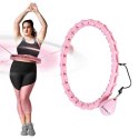 HMS HHW11 PLUS SIZE HULA HOP LIGHT PINK Z WYPUSTKAMI I OBCIĄŻNIKIEM HMS