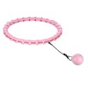 HMS HHW11 PLUS SIZE HULA HOP LIGHT PINK Z WYPUSTKAMI I OBCIĄŻNIKIEM HMS