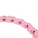 HMS HHW11 PLUS SIZE HULA HOP LIGHT PINK Z WYPUSTKAMI I OBCIĄŻNIKIEM HMS