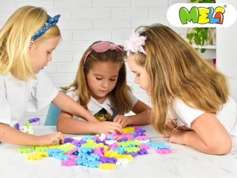 Klocki Meli Maxi Pink 100-elementów 50404 Klocki Meli Maxi Pink 100-elementów 50404