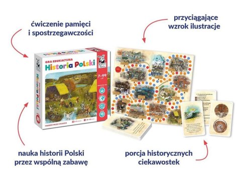 Kapitan Nauka Gra edukacyjna Historia Polski GR0484 Kapitan Nauka Gra edukacyjna Historia Polski GR0484