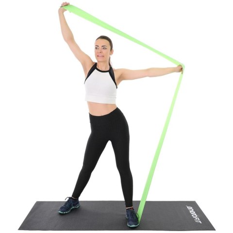 TAŚMA TRENINGOWA DO ĆWICZEŃ PILATES 2000x150x0,550MM 15-25KG NIEBIESKA TAŚMA TRENINGOWA DO ĆWICZEŃ PILATES 2000x150x0,550MM 15-25KG NIEBIESKA