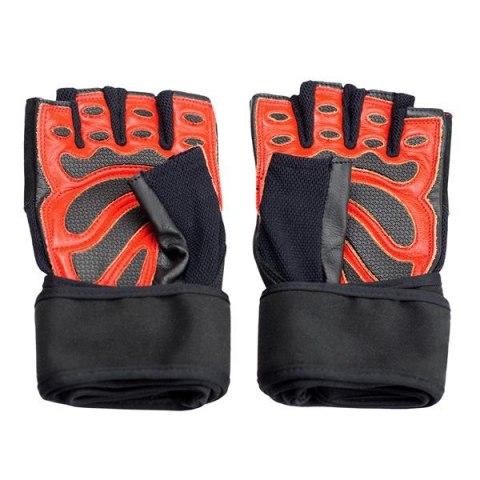 HMS RST01 BLACK/RED ROZM. M RĘKAWICE NA SIŁOWNIĘ HMS HMS RST01 BLACK/RED ROZM. M RĘKAWICE NA SIŁOWNIĘ HMS