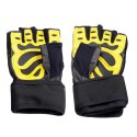 HMS RST01 BLACK/YELLOW ROZM. L RĘKAWICE NA SIŁOWNIĘ HMS