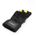 HMS RST01 BLACK/YELLOW ROZM. L RĘKAWICE NA SIŁOWNIĘ HMS