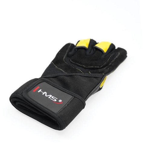 HMS RST01 BLACK/YELLOW ROZM. M RĘKAWICE NA SIŁOWNIĘ HMS HMS RST01 BLACK/YELLOW ROZM. M RĘKAWICE NA SIŁOWNIĘ HMS
