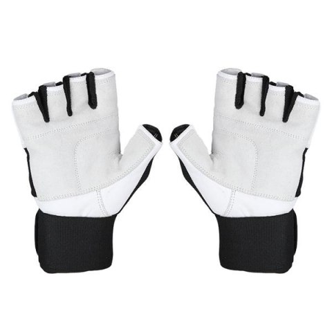 HMS RST04 WHITE-BLACK ROZM. XXL RĘKAWICE NA SIŁOWNIĘ HMS HMS RST04 WHITE-BLACK ROZM. XXL RĘKAWICE NA SIŁOWNIĘ HMS