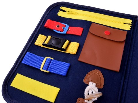 Materiałowa kolorowa książka manipulacyjna sensoryczna dla dzieci ZA4831 Materiałowa kolorowa książka manipulacyjna sensoryczna dla dzieci ZA4831