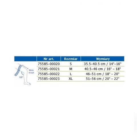 Orteza stawu kolanowego z odsłoniętą rzepką 75585-00021 M Orteza stawu kolanowego z odsłoniętą rzepką 75585-00021 M