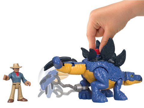 Jurassic World zestaw Imaginext figurki Stegosaurus + Dr. Grant ZA5097 Jurassic World zestaw Imaginext figurki Stegosaurus + Dr. Grant ZA5097