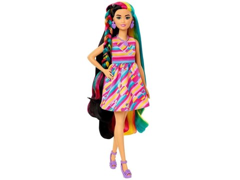Lalka Barbie Totally Hair Kolorowe włosy akcesoria serduszka HCM90 ZA5085 Lalka Barbie Totally Hair Kolorowe włosy akcesoria serduszka HCM90 ZA5085
