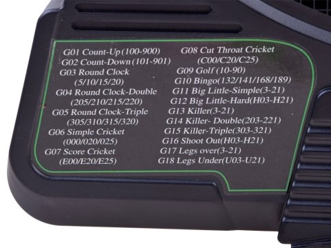 Tarcza elektroniczna DART 18 gier rzutki SP0651 Tarcza elektroniczna DART 18 gier rzutki SP0651