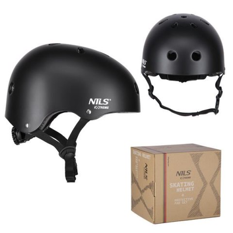 NILS EXTREME MR290+H230 KASK Z OCHRANIACZAMI ZESTAW CZARNY ROZM. M NILS EXTREME NILS EXTREME MR290+H230 KASK Z OCHRANIACZAMI ZESTAW CZARNY ROZM. M NILS EXTREME