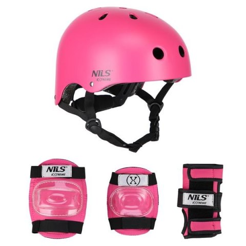 NILS EXTREME MR290+H230 KASK Z OCHRANIACZAMI ZESTAW RÓŻOWY ROZM. M NILS EXTREME NILS EXTREME MR290+H230 KASK Z OCHRANIACZAMI ZESTAW RÓŻOWY ROZM. M NILS EXTREME