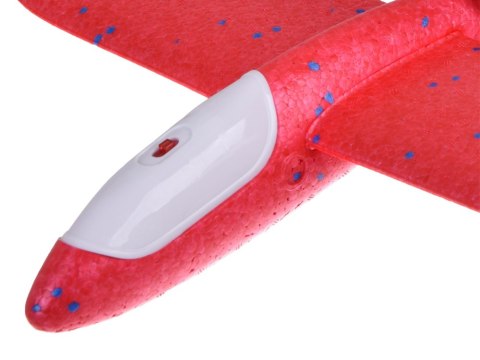 Lekki Samolot ze styropianu Szybowiec oświetlenie led ZA4984 Lekki Samolot ze styropianu Szybowiec oświetlenie led ZA4984
