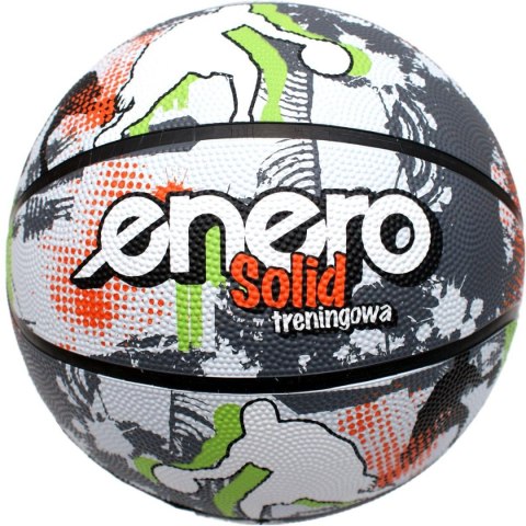 PIŁKA DO KOSZYKÓWKI ENERO SOLID R.7 SZARO-BIAŁA PIŁKA DO KOSZYKÓWKI ENERO SOLID R.7 SZARO-BIAŁA