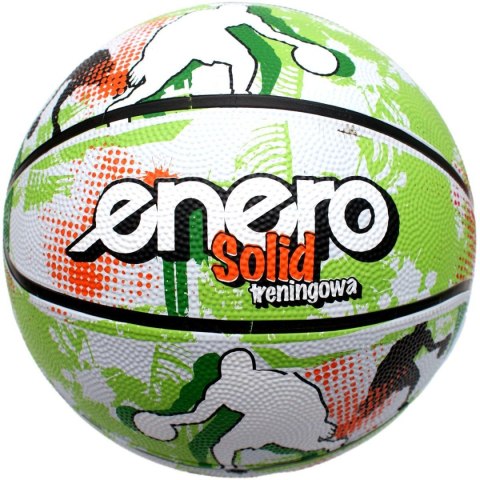 PIŁKA DO KOSZYKÓWKI ENERO SOLID R.7 ZIELONO-BIAŁA PIŁKA DO KOSZYKÓWKI ENERO SOLID R.7 ZIELONO-BIAŁA