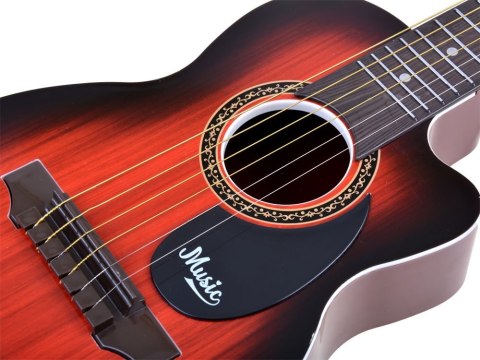 Gitara 6 strunowa dla dzieci zabawka IN0101 ciemna Gitara 6 strunowa dla dzieci zabawka IN0101 ciemna