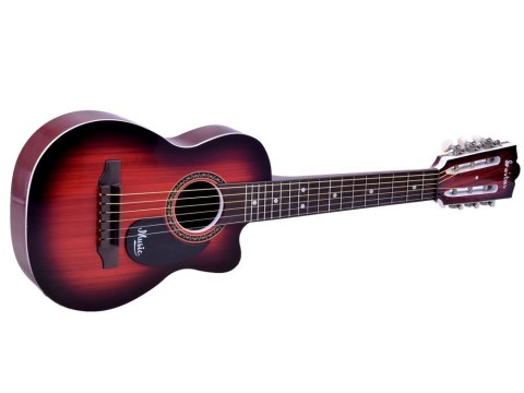 Gitara 6 strunowa dla dzieci zabawka IN0101 ciemna Gitara 6 strunowa dla dzieci zabawka IN0101 ciemna
