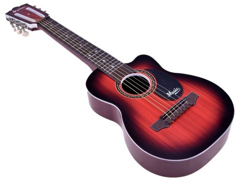 Gitara 6 strunowa dla dzieci zabawka IN0101 ciemna Gitara 6 strunowa dla dzieci zabawka IN0101 ciemna