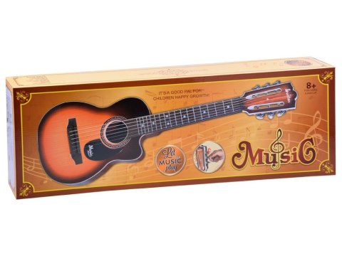 Gitara 6 strunowa dla dzieci zabawka IN0101 ciemna Gitara 6 strunowa dla dzieci zabawka IN0101 ciemna