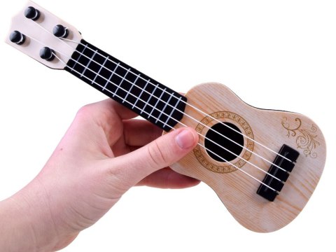 Mini gitarka dla dzieci ukulele 25 cm IN0154 KR Mini gitarka dla dzieci ukulele 25 cm IN0154 KR
