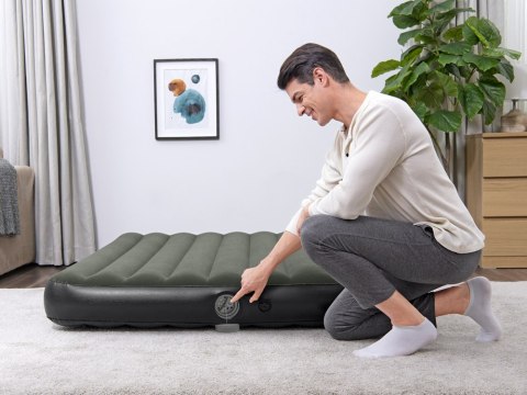 Bestway 2os materac Queen wbudowana pompka Tritech Air 203x152x25cm 6716S Bestway 2os materac Queen wbudowana pompka Tritech Air 203x152x25cm 6716S