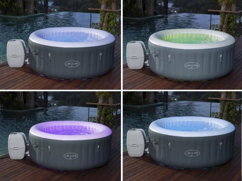 Bestway jacuzzi LayZSpa BALI 4os światło led 60009 Bestway jacuzzi LayZSpa BALI 4os światło led 60009