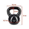 HMS KNV10 BLACK KETTLEBELL ŻELIWNY POKRYTY WINYLEM HMS HMS KNV10 BLACK KETTLEBELL ŻELIWNY POKRYTY WINYLEM HMS