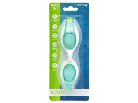 Bestway Accelera Okularki do pływania dla dzieci +3 21062 Bestway Accelera Okularki do pływania dla dzieci +3 21062